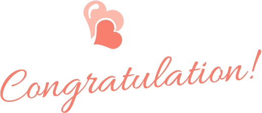 Congratulation!